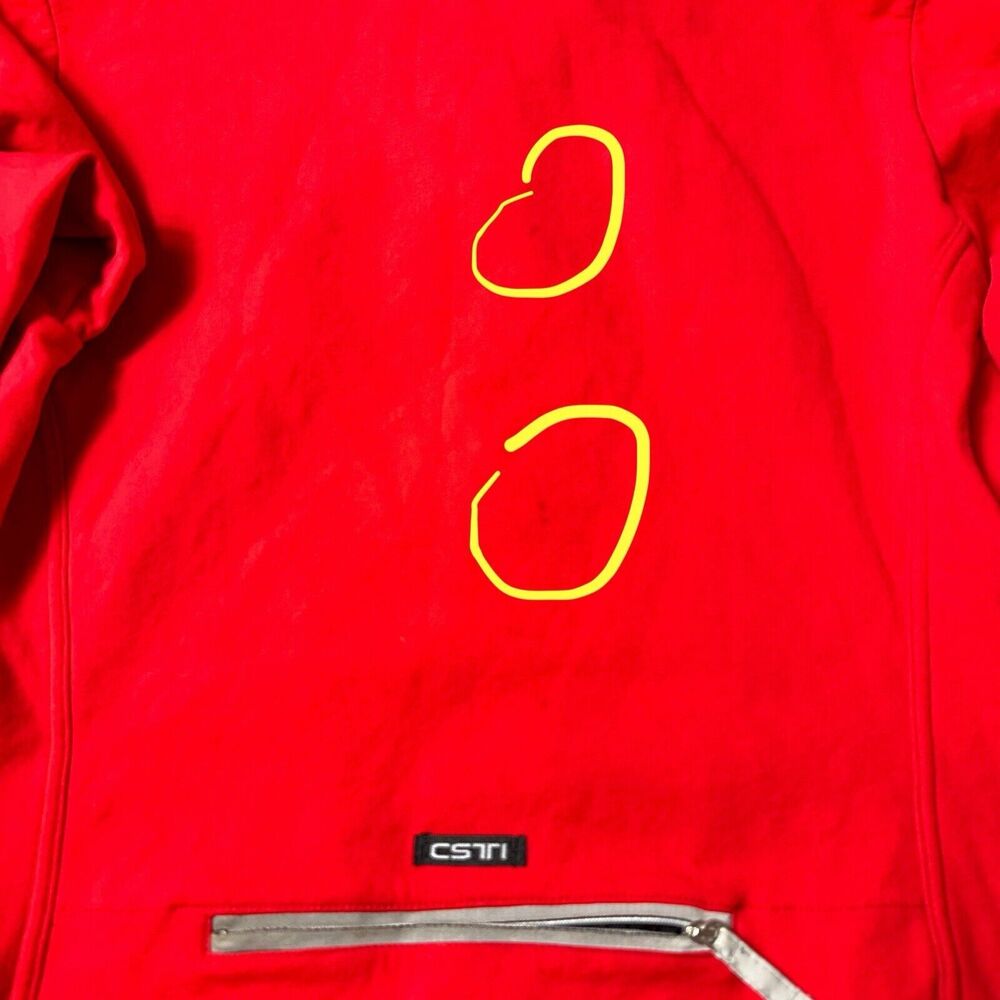 Women's Red Cycling Jacket - Picture 8 of 13